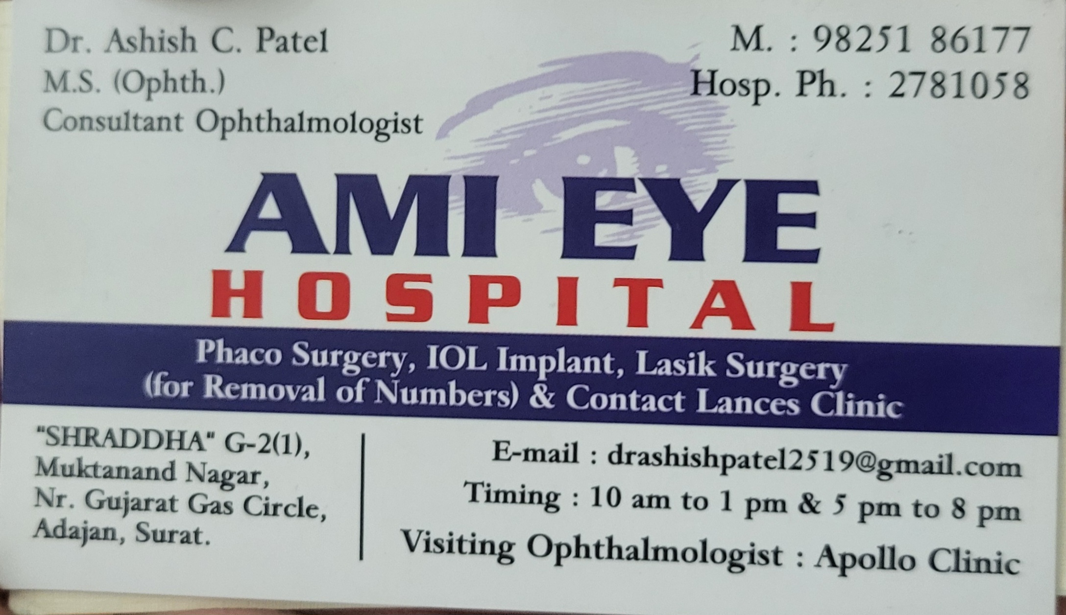 Dr. Ashish C. Patel