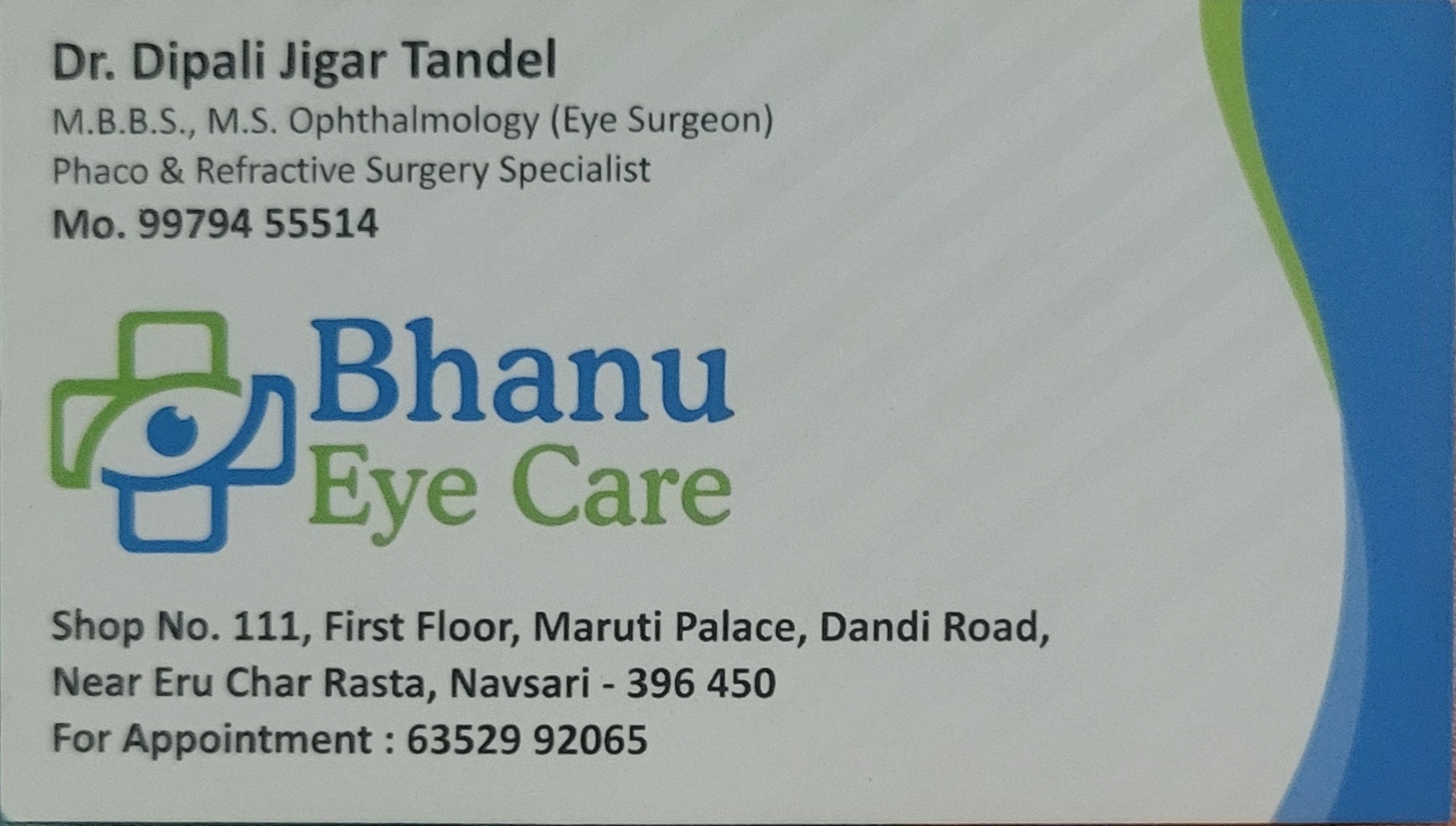 Dr. Dipali Jigar Tandel